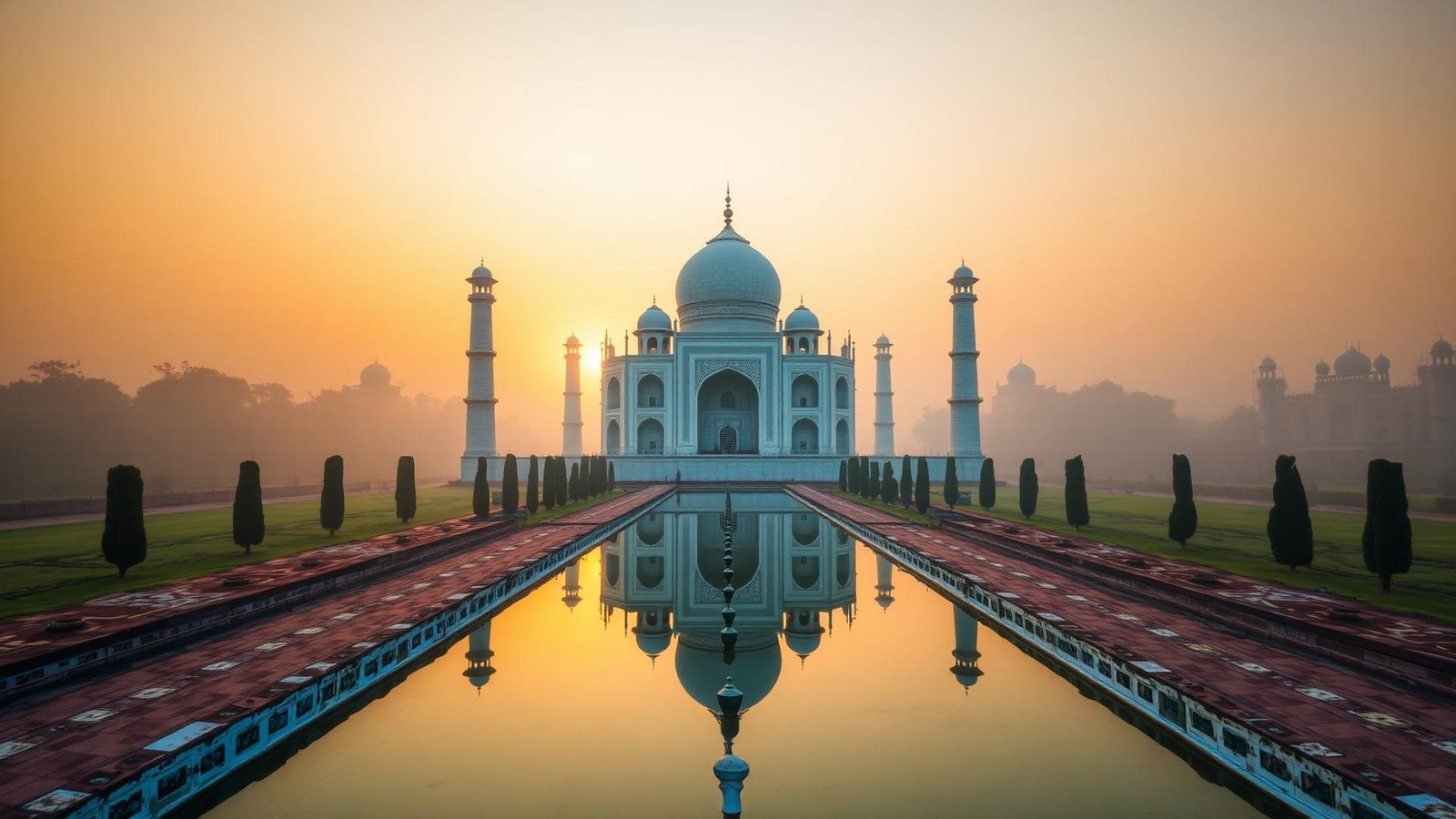 Taj Mahal at Sunrise, Agra