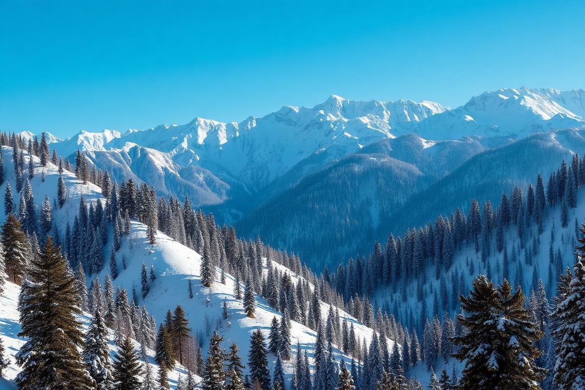 Snowy Peaks, Manali